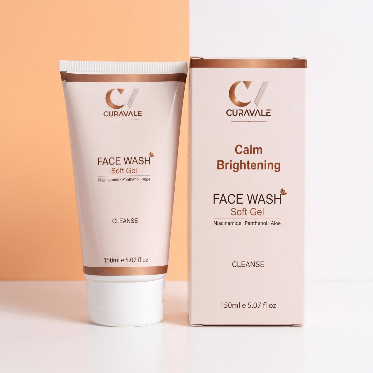 Curavale Facewash Gently Cleanses, Removes Impurities & Restores Fresh Glow